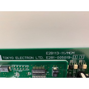 TEL E281-005019-11 EE2B113-11/MCM w/E281-005020-11 MCD Board